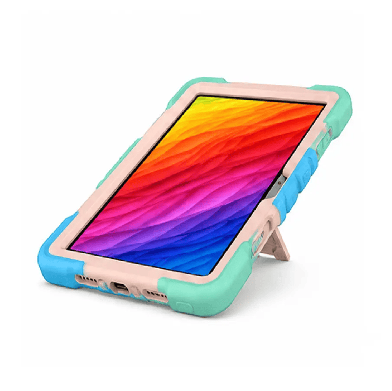 Samsung Galaxy Tab A11 Rugged Shockproof Case with Kickstand (Rainbow) – view 4