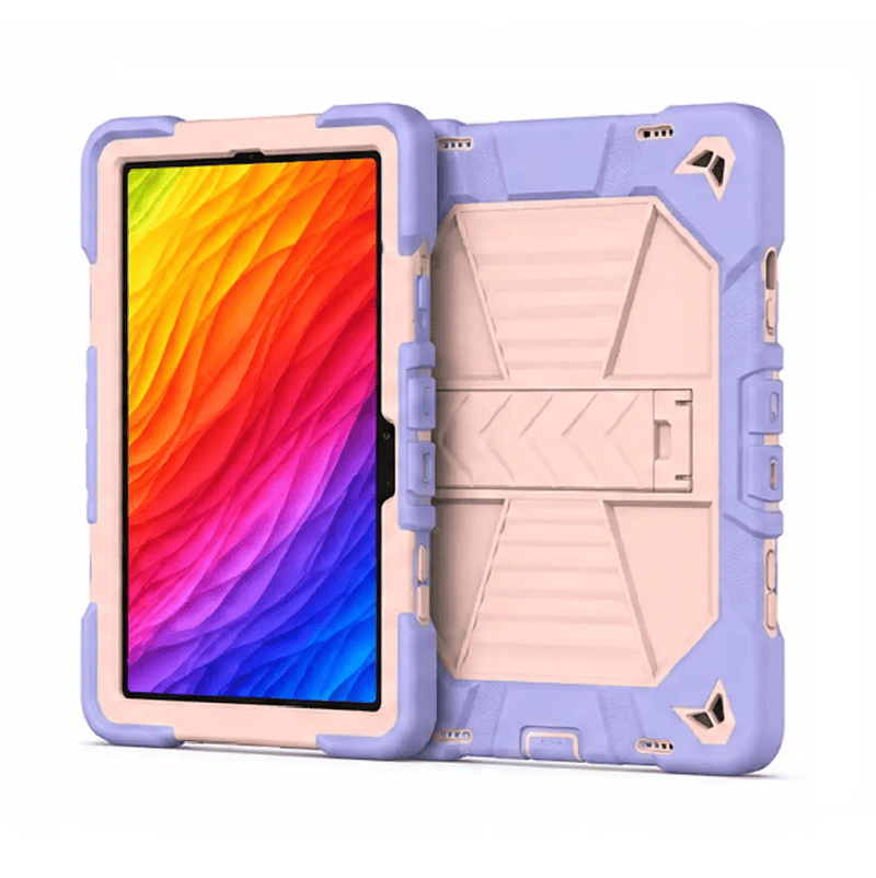 Samsung Galaxy Tab A9 Rugged Shockproof Case with Kickstand (Pink) – view 1