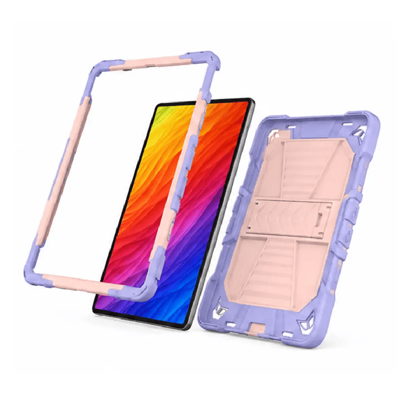 Samsung Galaxy Tab A9 Rugged Shockproof Case with Kickstand (Pink) – view 5