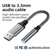USB to 3.5mm Audio Adapter Cable for Car, Computer & Speaker (USB 3.5mm) – view 4