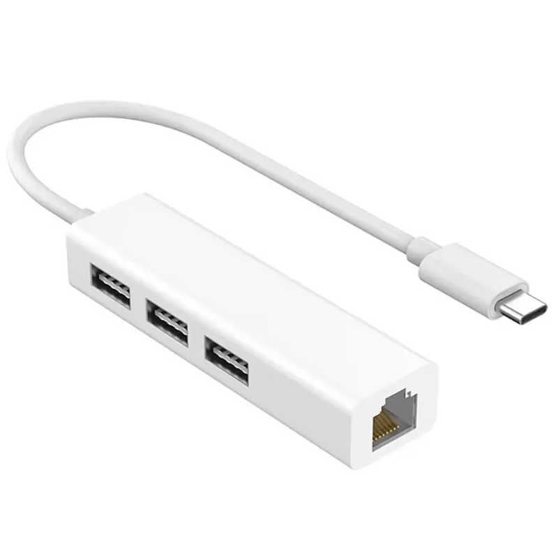 USB 3.0 Type-C Multi-Port Network Card Hub with 100Mbps Ethernet Extender – view 1