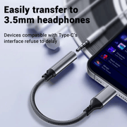 Type-C Headphone Jack Audio Adapter USB-C AUX Audio Converter – view 2