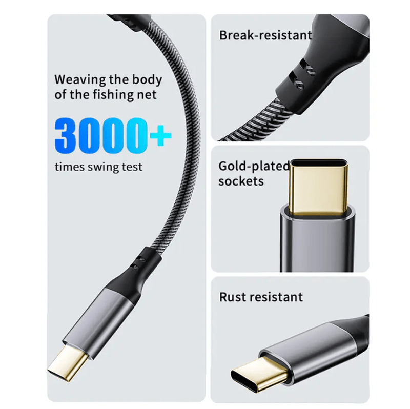 Type-C Headphone Jack Audio Adapter USB-C AUX Audio Converter – view 4
