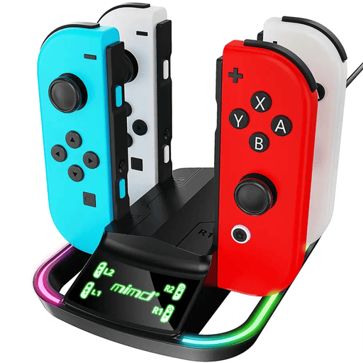 4-in-1 RGB Fast Charging Dock for Nintendo Switch Joy-Con & Switch OLED – view 1