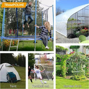 Habicare Heavy-Duty U-Shaped Galvanized Steel Trampoline Stakes Heavy-Duty U-Shaped Galvanized Steel Trampoline Stakes
