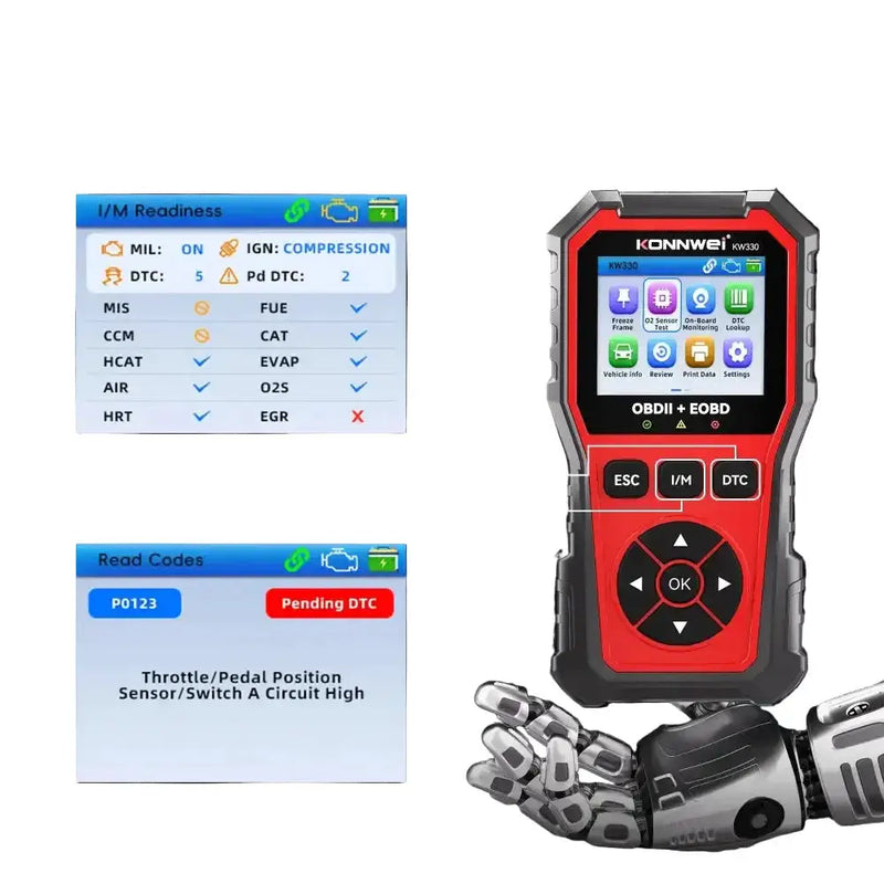 Car Diagnostic Scanner with Battery Test, Fault Code Reader & Real-Time Data Display – view 11