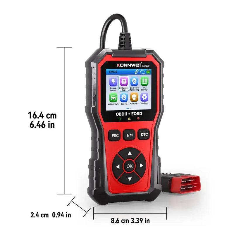 Car Diagnostic Scanner with Battery Test, Fault Code Reader & Real-Time Data Display – view 4