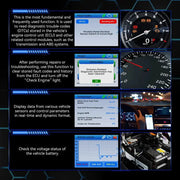 Car Diagnostic Scanner with Battery Test, Fault Code Reader & Real-Time Data Display – view 5