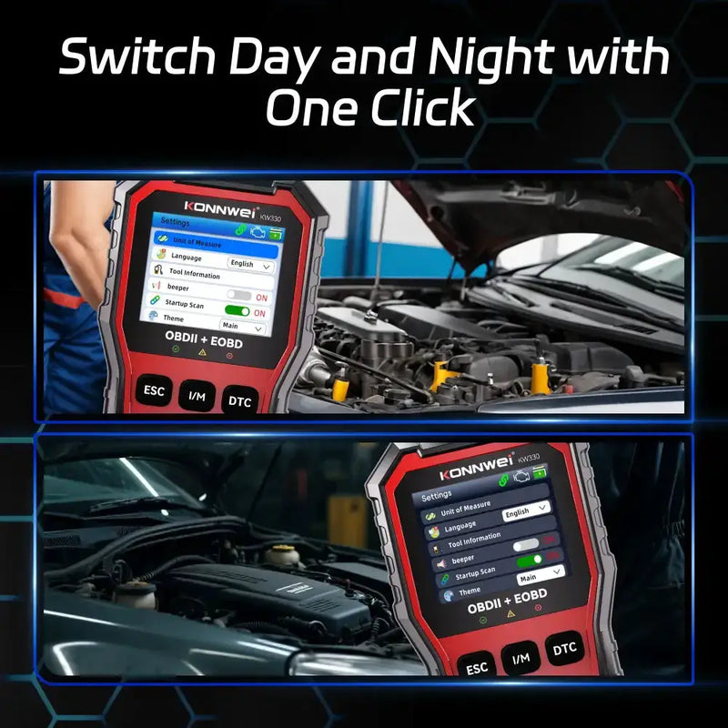 Car Diagnostic Scanner with Battery Test, Fault Code Reader & Real-Time Data Display – view 9