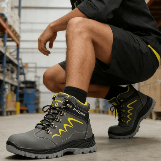 Steel Cap Safety Work Boots Industrial Puncture-Resistant Waterproof Shoes – view 1