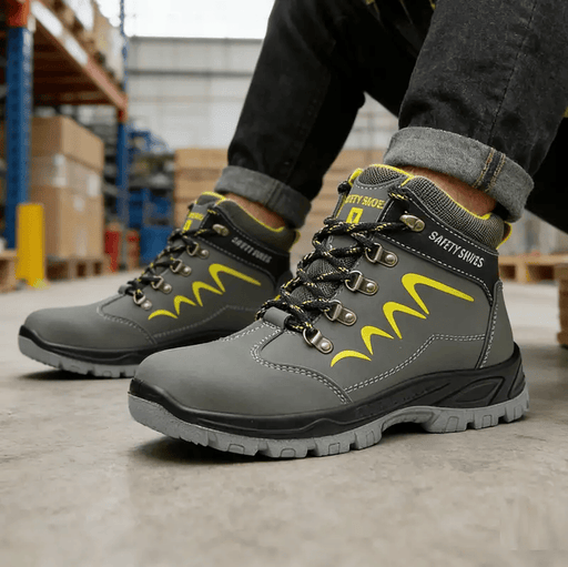 Steel Cap Safety Work Boots Industrial Puncture-Resistant Waterproof Shoes – view 2