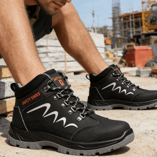 Work Safety Shoes Breathable Steel Cap Industrial Lightweight Construction – view 1