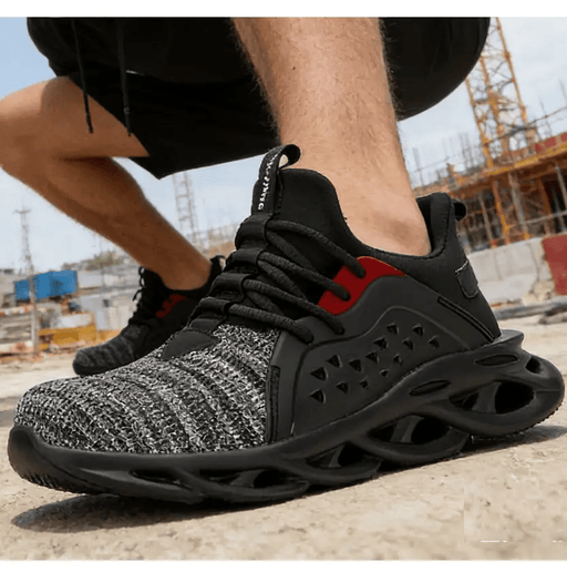 Steel Toe Work Shoes Safety Sneakers Industrial Shoes Lightweight Puncture Proof – view 2