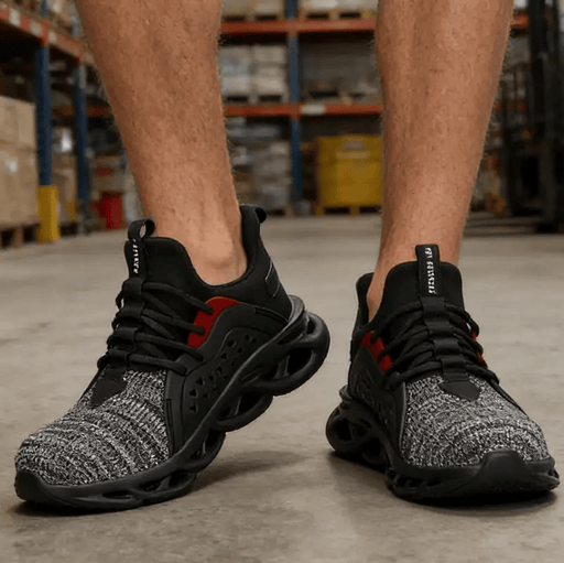 Steel Toe Work Shoes Safety Sneakers Industrial Shoes Lightweight Puncture Proof – view 1