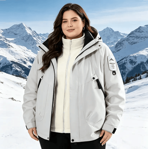 Unisex 3-in-1 Detachable Outdoor Jacket Waterproof Windproof Mountain Coat – view 1