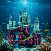 Fish Tank Decoration / Aquarium Ornament, CASTLE – view 1