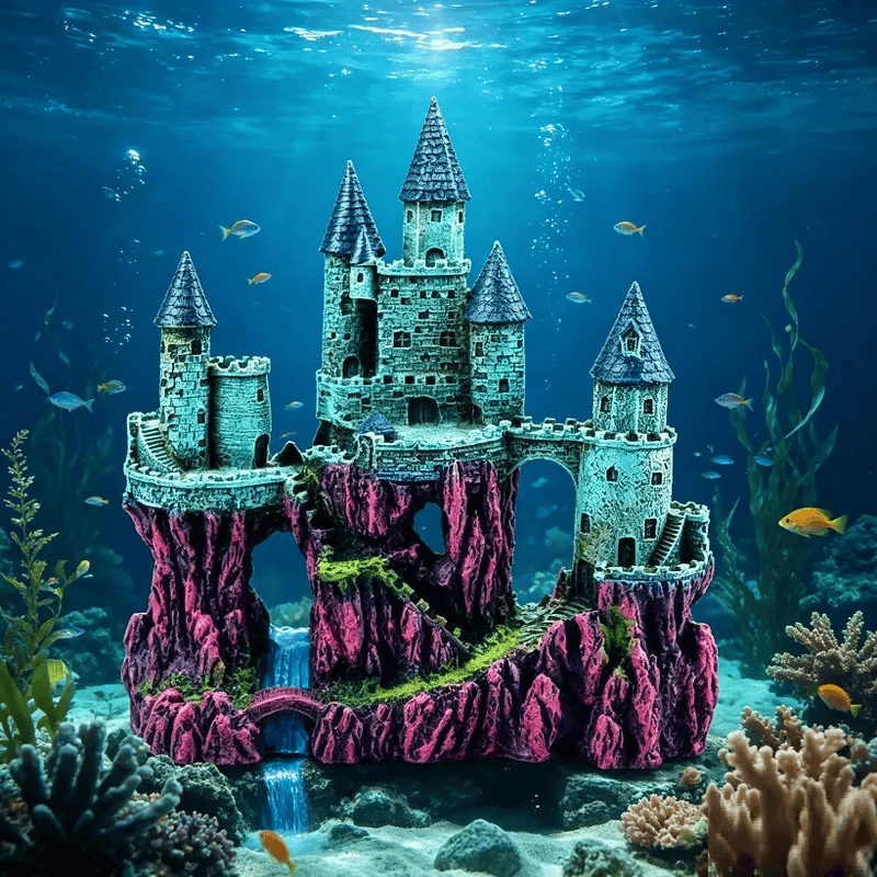 Fish Tank Decoration / Aquarium Ornament, CASTLE – view 1