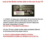 Panasonic Smart LED LCD TV Remote with NETFLIX Button – view 2
