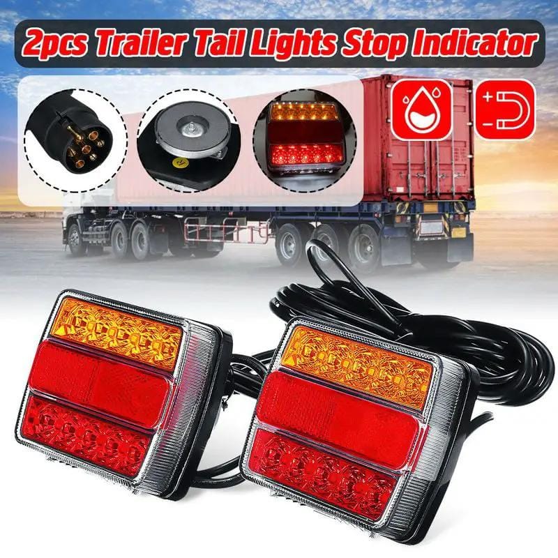 Magnetic LED Trailer Light Kit with 7 Pin Plug – view 3