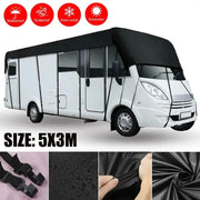 Habicare HBC 210D Black RV & Motorhome Roof Protective Cover 210D Black RV And Motorhome Roof Protective Cover