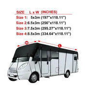 Habicare HBC 210D Black RV & Motorhome Roof Protective Cover 210D Black RV And Motorhome Roof Protective Cover