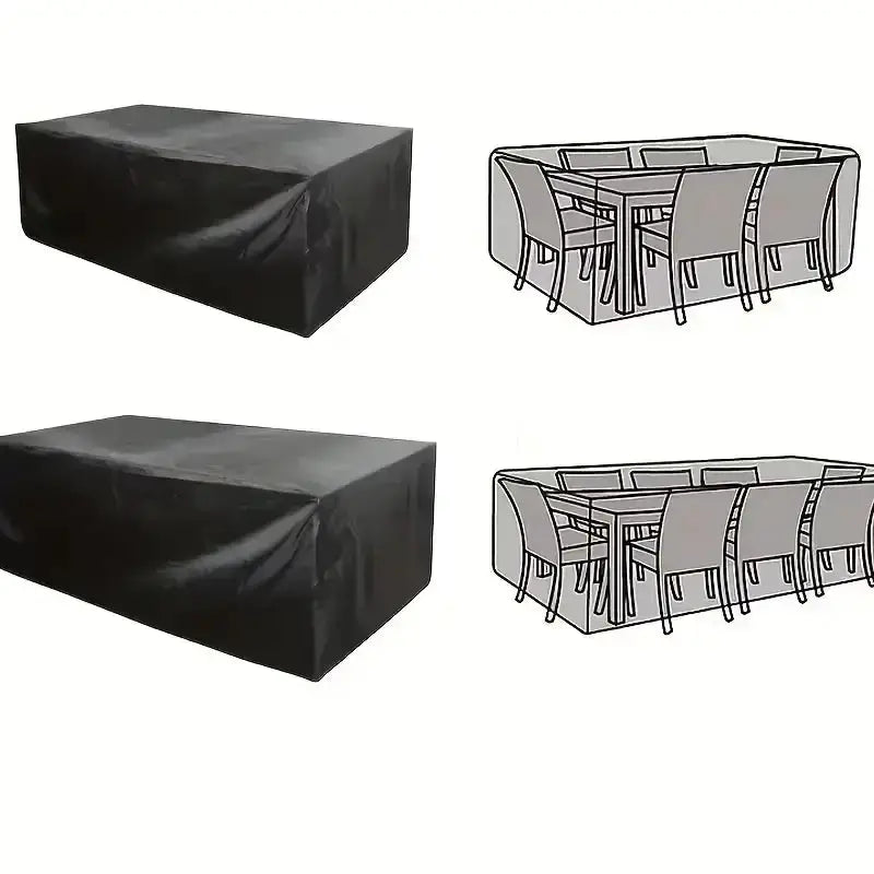 210D Oxford Waterproof Garden Table Cover – UV & Windproof (different sizes available) – view 5