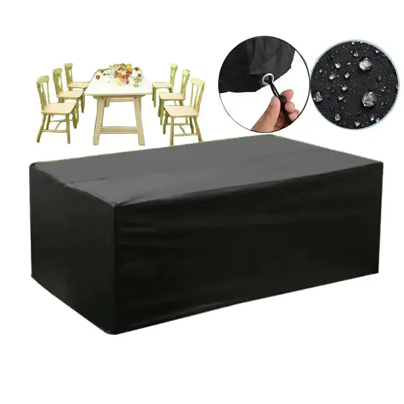 210D Oxford Waterproof Garden Table Cover – UV & Windproof (different sizes available) – view 1