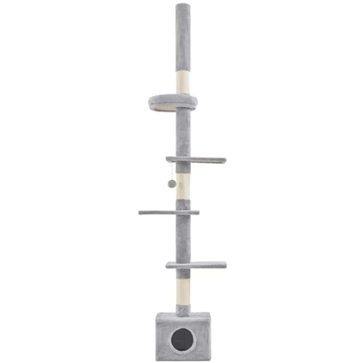 2.3-2.7M Floor-to-Ceiling Cat Tree Adjustable Tall Cat Tower – view 1