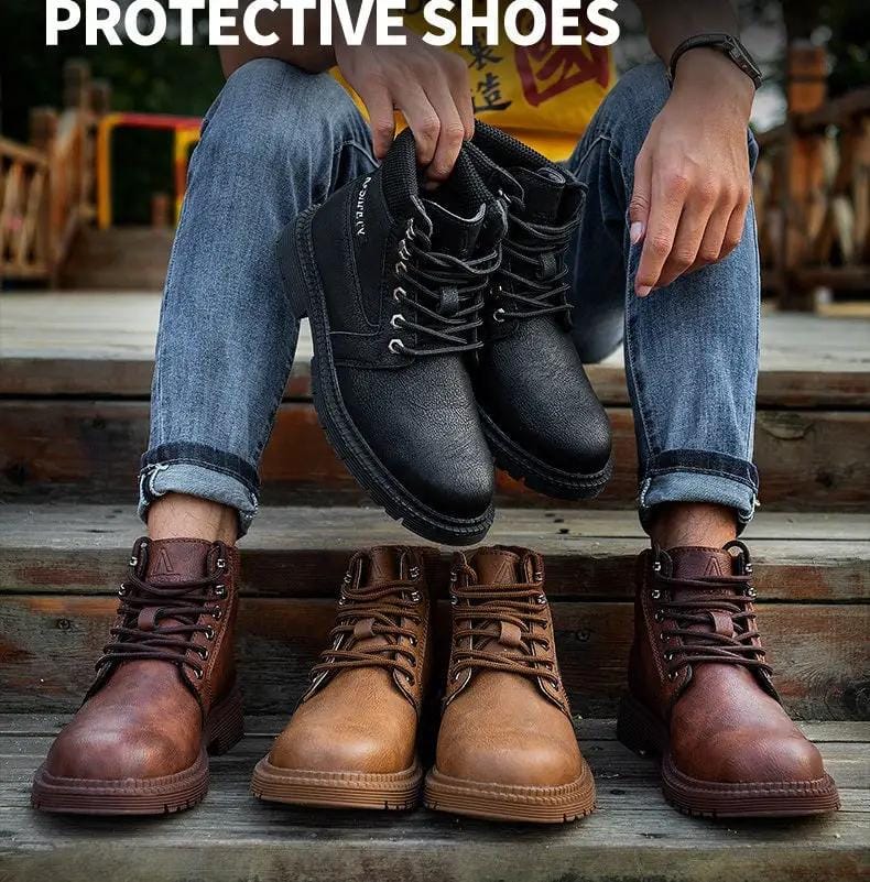 Men's Steel Toe Cap Work Shoes Safety Industrial Puncture Proof Construction 9-14 – view 5