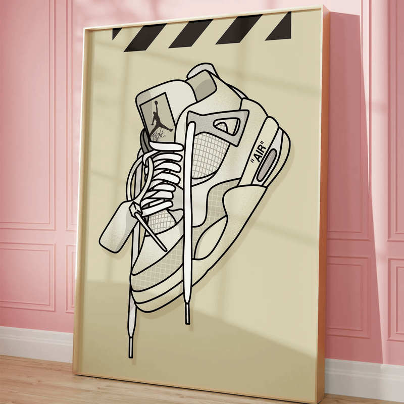 Blank Wall Print Shop Print Material Air Jordans Air Jordans