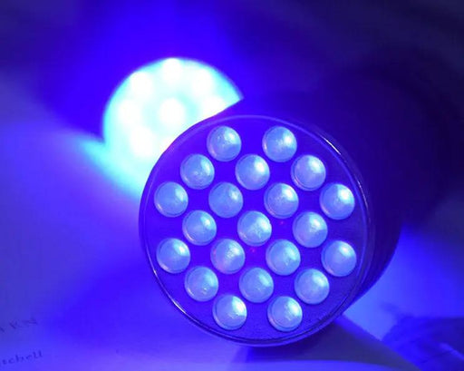UV Ultraviolet Flashlight Black light, 21 LED Handheld Portable Black – view 1