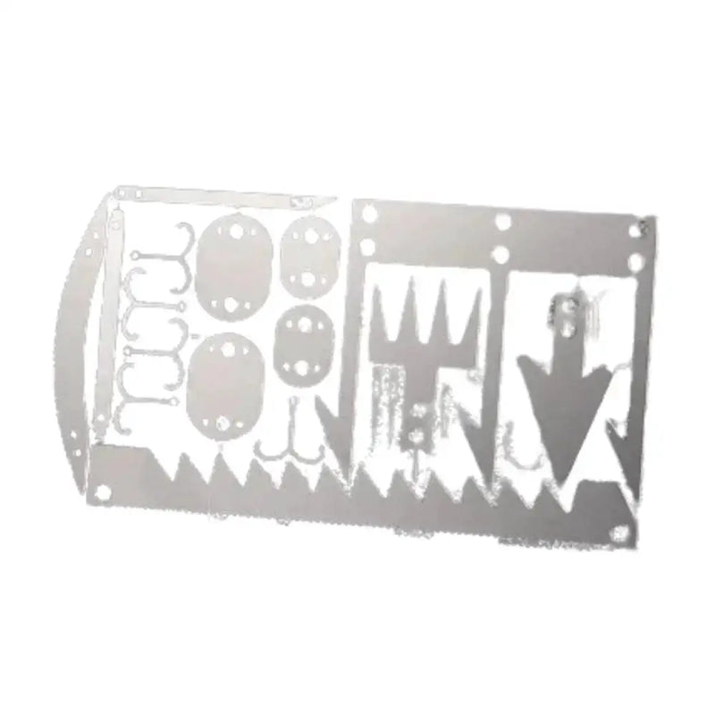Habicare SS 22-in-1 Stainless Steel Survival Tool Card 22-In-1 Stainless Steel Survival Tool Card Outdoor
