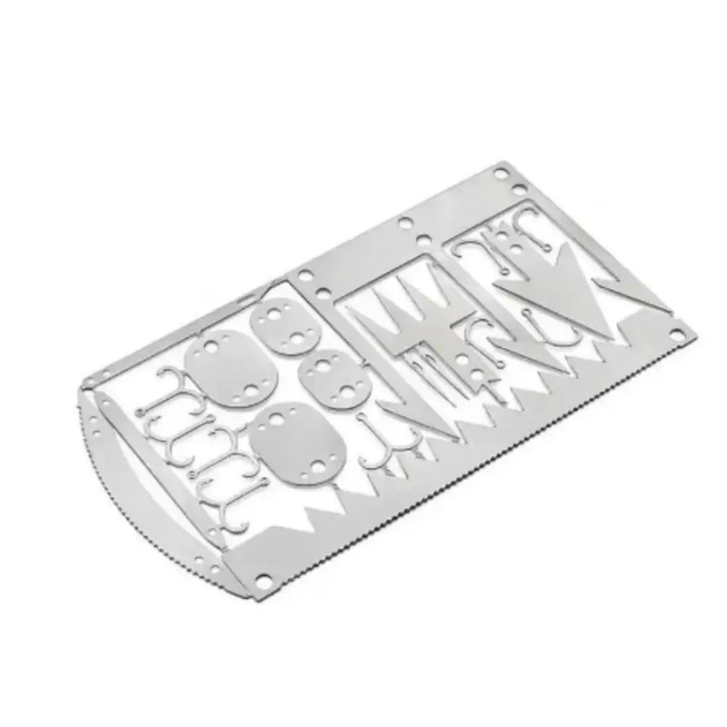 Habicare SS 22-in-1 Stainless Steel Survival Tool Card 22-In-1 Stainless Steel Survival Tool Card Outdoor