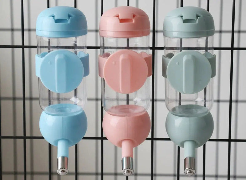 dealonline.co.nz dealonlinenz Pet Drinker Bottle Water Feeder 500ml Hanging Pet Water Drinker Bottle Feeder 500ml