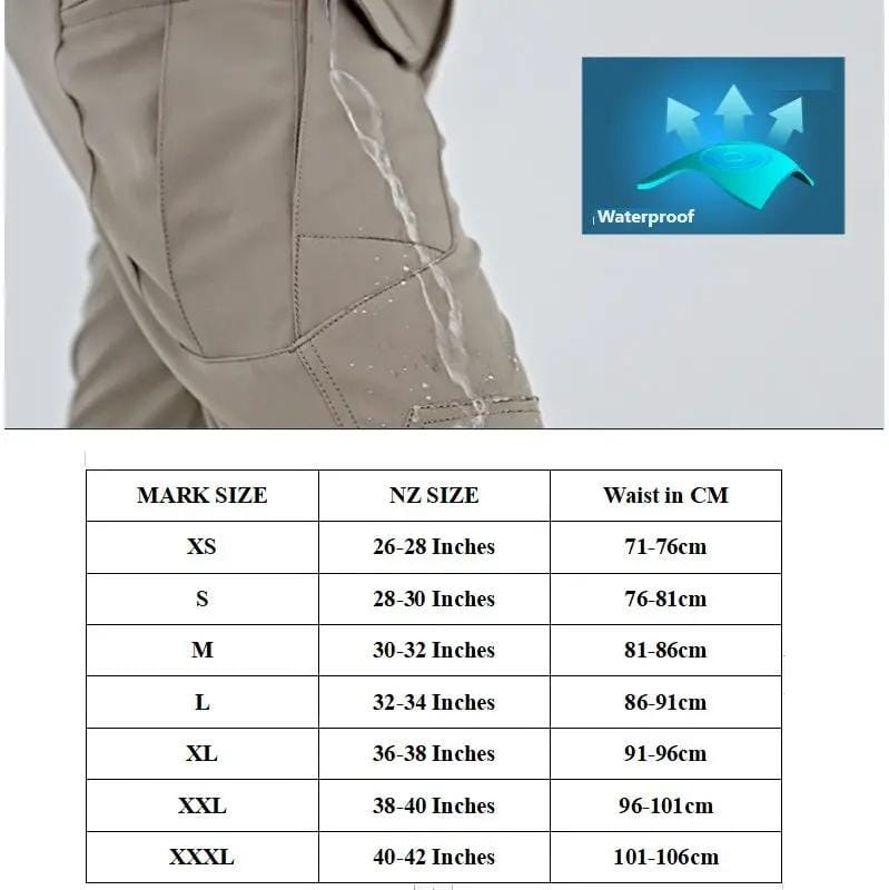 Men's Tactical Pants Water Resistant Flex Ripstop Cargo Pants – view 5