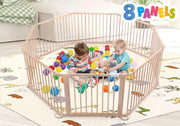 Kiwi Grab Kiwi Grab 8PC WOODEN BABY PLAYPEN 8PC WOODEN BABY PLAYPEN