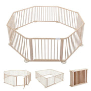 Kiwi Grab Kiwi Grab 8PC WOODEN BABY PLAYPEN 8PC WOODEN BABY PLAYPEN
