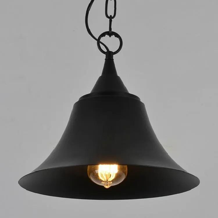Industrial Pendant Light Hanging Ceiling Lamp Metal Black – view 8