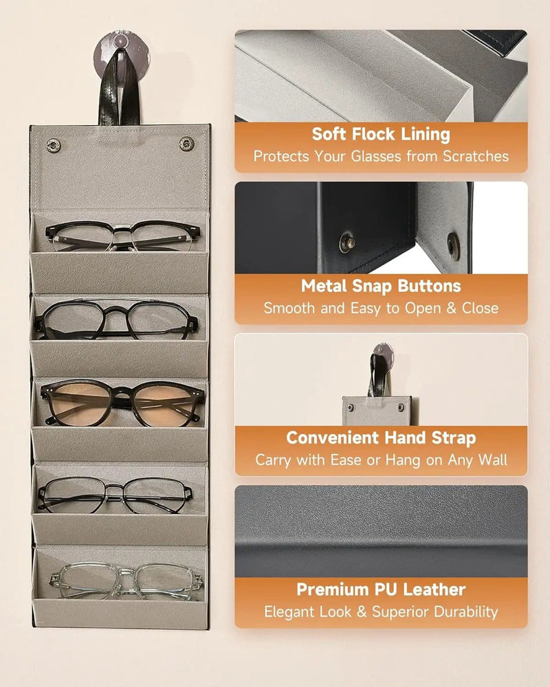 salelink.co.nz Unbranded Travel Sunglass Case with 5 Slots Travel Sunglass Case with 5 Slots | Action Outdoors NZ