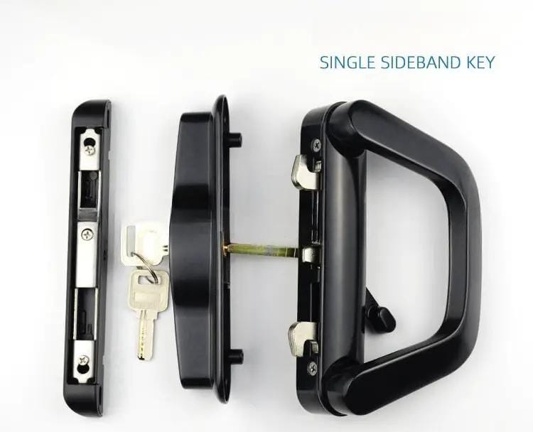 salelink.co.nz Unbranded Patio Sliding Door Handle Set with Lock Patio Sliding Door Handle Set with Lock | Action Outdoors NZ