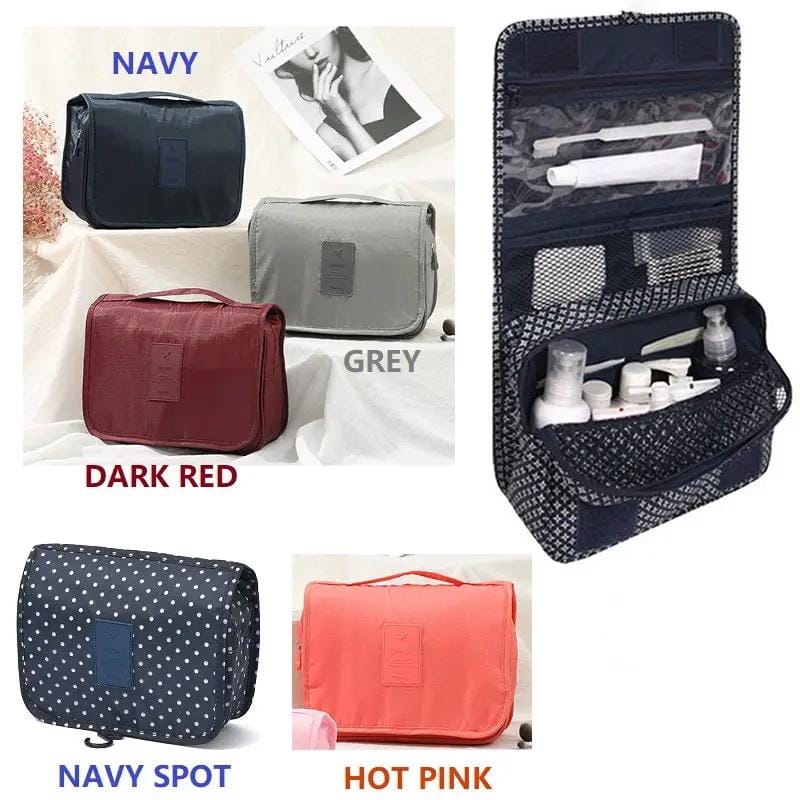 Hanging Toiletry Bag Travel Cosmetic Kit Large Essentials Organizer Waterproof – view 2