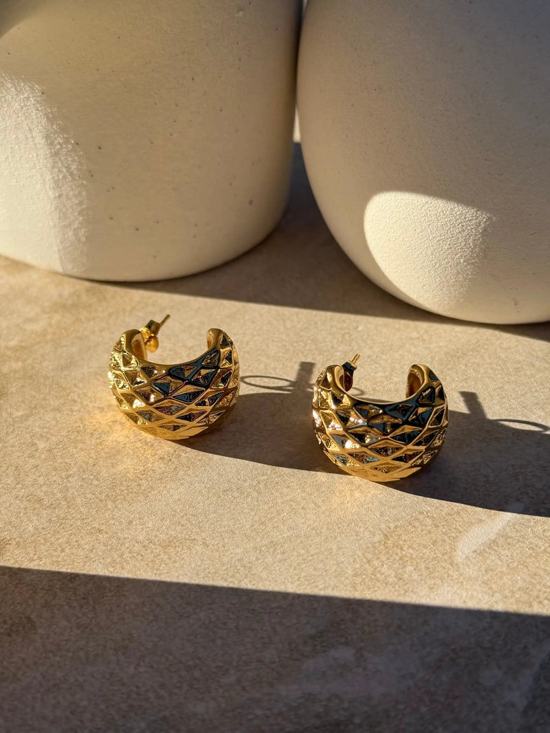 Tahana Jewellery Earrings Kōhatu Koura Gold Earrings Kōhatu Koura Gold Earrings