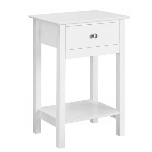 Yaheetech Bedside End Table Storage Cabinet Night Stand with Drawer Bedside End Table Storage Cabinet Night Stand with Drawer