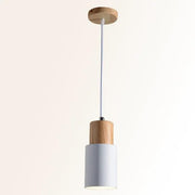 White Metal Lampshade Simple Pendant Hanging Light Lamp – view 5