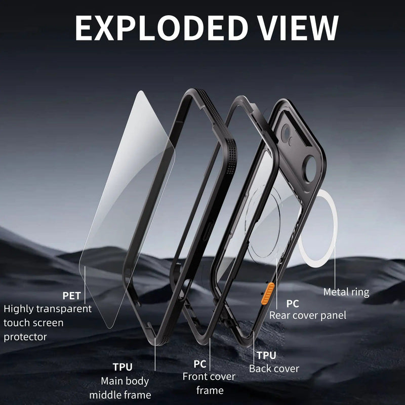 iPhone 17 Air Waterproof Case Magsafe Waterproof Shockproof Rugged – view 3