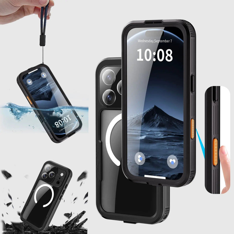 salelink.co.nz Unbranded iPhone 17 Pro Waterproof Case iPhone 17 Pro Waterproof Case | Action Outdoors NZ