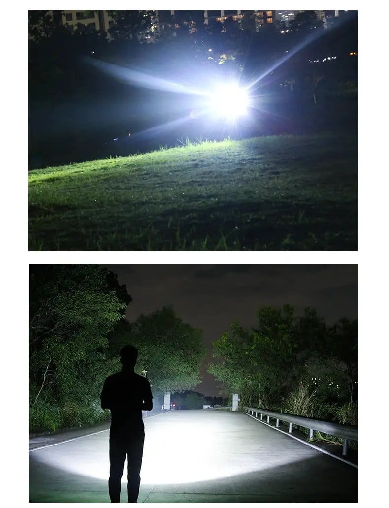 LED Torch Rechargeable High Lumens Flashlight with two 26650 Batteries – view 6