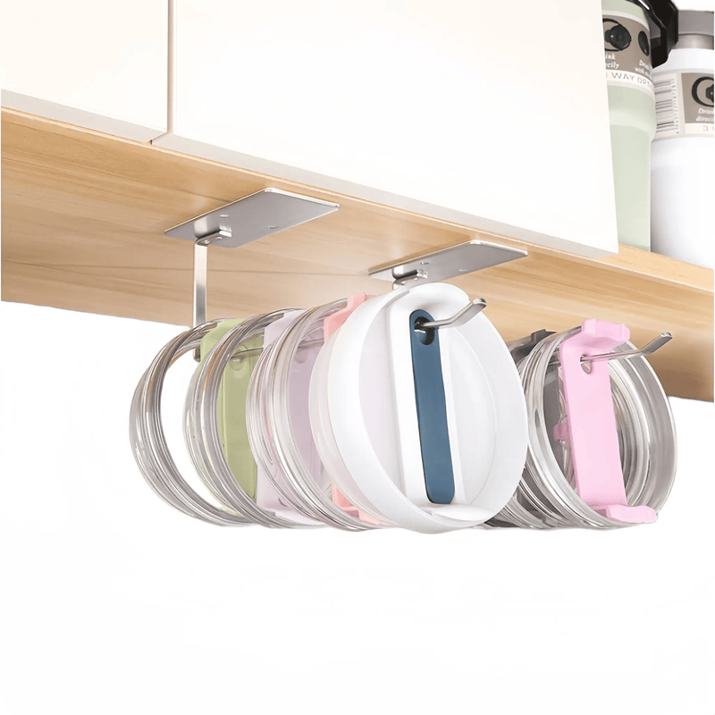 salelink.co.nz Unbranded 2Pcs Tumbler Lid Organizer (GZJ2836) 2Pcs Tumbler Lid Organizer Set For Kitchen Cabinets