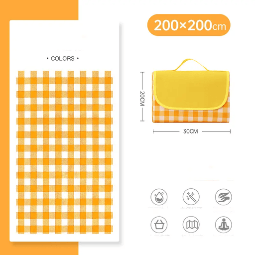 ECOTREK Mat Waterproof Picnic Mat Blanket – 200 × 200 cm THTF50110 Waterproof Picnic Mat Blanket – 200 × 200 cm THTF50110