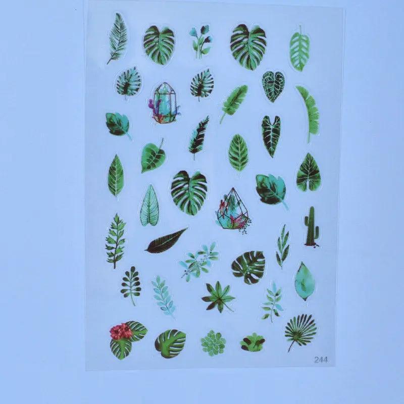 Multiple Flower Material Stickers - Sealed in Pocket Pack – view 6